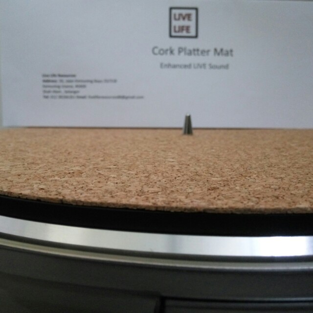 Cork Mat for turntables, Audio, Other Audio Equipment on Carousell