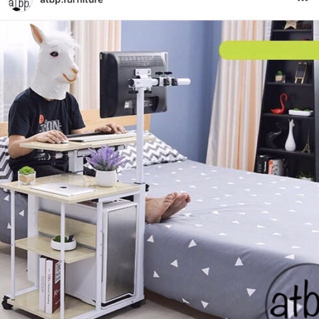 Desktop Table Monitor Suspend (Category: Tables & Sets) located in Manila. Submitted by atbp.furniture (Listing ID 120630874, Image 1). Description: Desktop Table Monitor Suspend Code: DT01 🖍Available: Maple 👉🏻 See last photo for Dimension 💰 COD / Bank transfer 🚚 Same day delivery (PM for shipping quotation, No Air/Boat Shipment) 📦 Shipped knockdown in a box to lower the shipping cost. Assemble manual is enclosed. 🏷 Made of high quality co