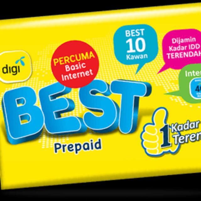 Digi Best Prepaid Sim Card Looking For On Carousell