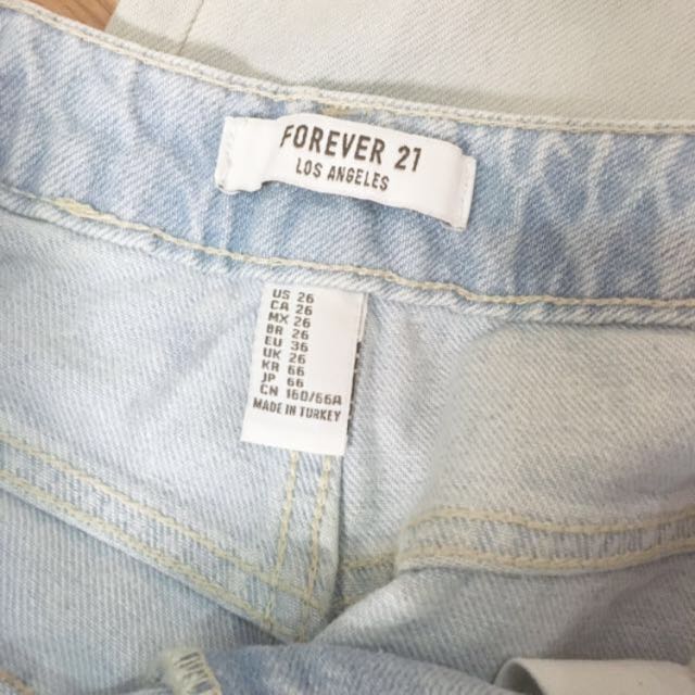 size 26 in us jeans forever 21