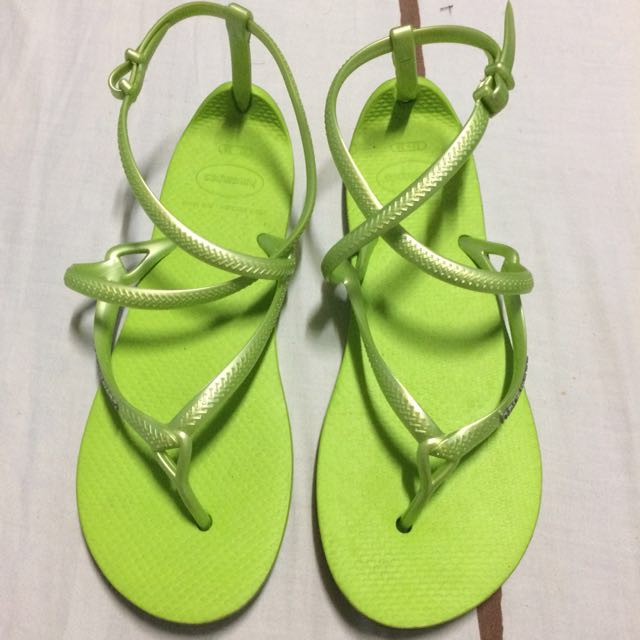 Havaianas Rare Sandals (Category: Flats & Sandals) located in Taguig. Submitted by lalaloveshoppe (Listing ID 130376372, Image 1). Description: Preloved Rare No flaw Size 37.