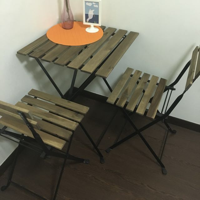 Ikea Tarno Outdoor Table N Chair Set Furniture Tables Chairs On Carousell