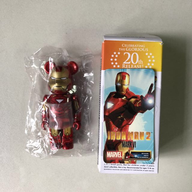 bearbrick ironman 100