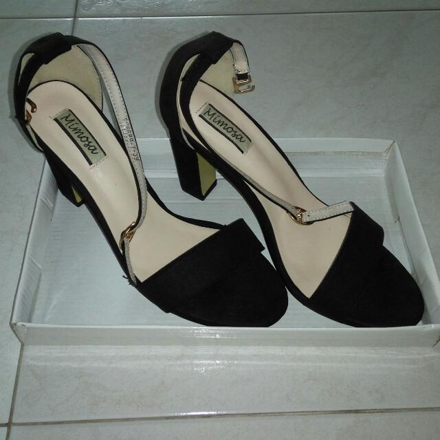 cheap black high heel shoes