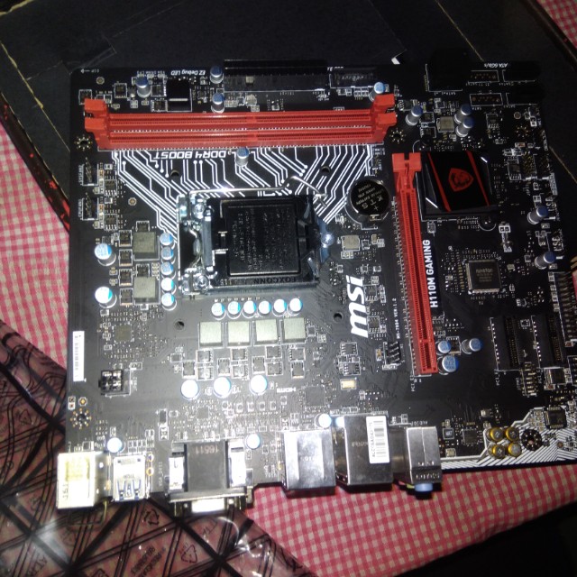 Msi H110m Gaming Ddr4 Electronics Computer Parts Accessories On Carousell