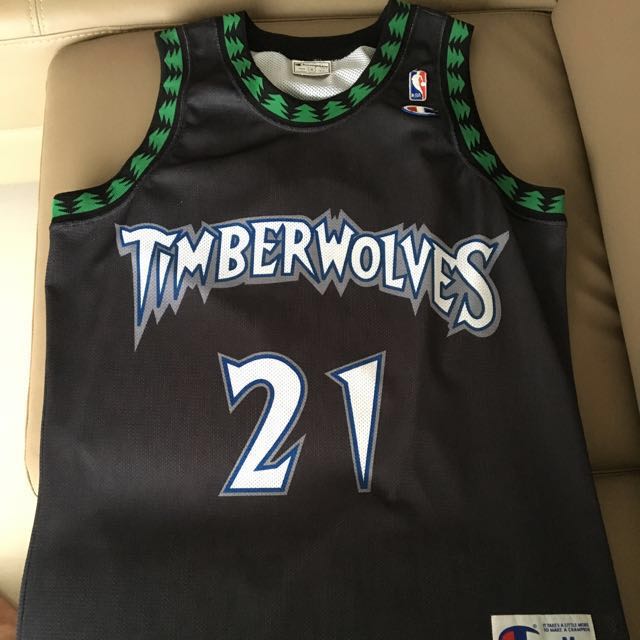 vintage timberwolves jersey