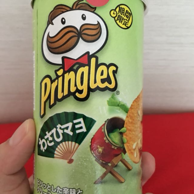 Pringles limited edition flavour Wasabi Mayo, Food & Drinks, Packaged