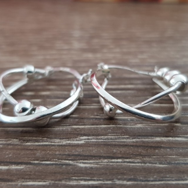 prouds silver earrings