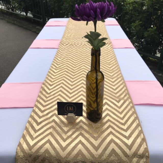 Rental Of Table Stool Buffet Setup Table Cover Runner