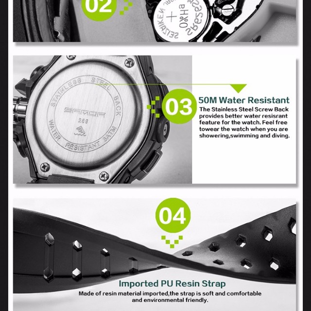 Sanda 289 Sports Watch