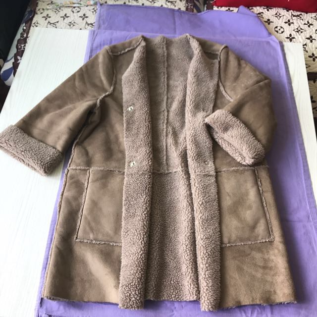 Thick Fleece coat reversible Carousell