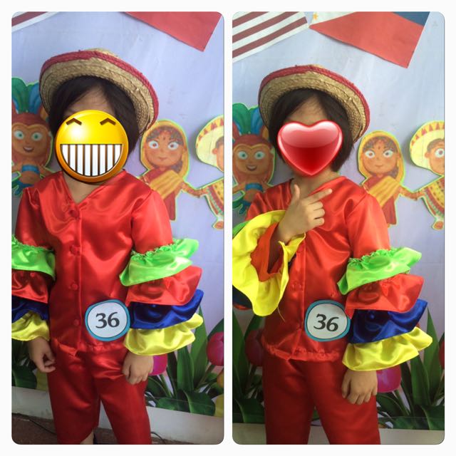 United Nations Costume Mexico Male Age 6 7 Babies Kids Boys Apparel On Carousell