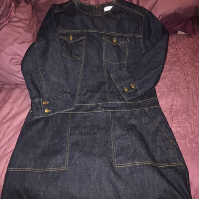 warehouse dresses denim