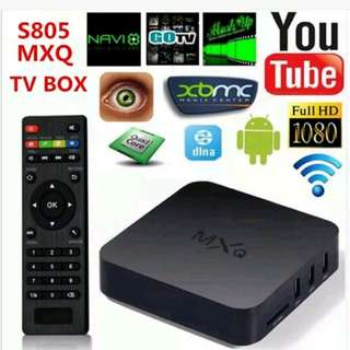 MXQ AMLOGIC QUAD-CORE ANDROID TV BOX WITH PRE-INSTALLED APPS