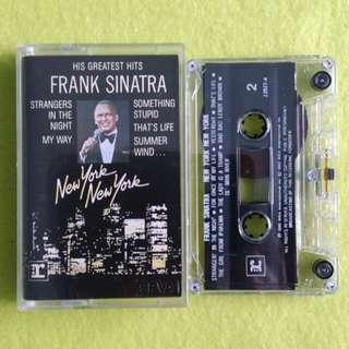 FRANK SINATRA. his greatest hits New york New york) Cassette tape not vinyl