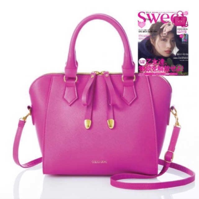 Japan Magazine With Free Hot Pink Coco Deal Satchel Bag, Women's