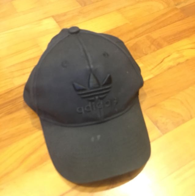 black adidas baseball cap