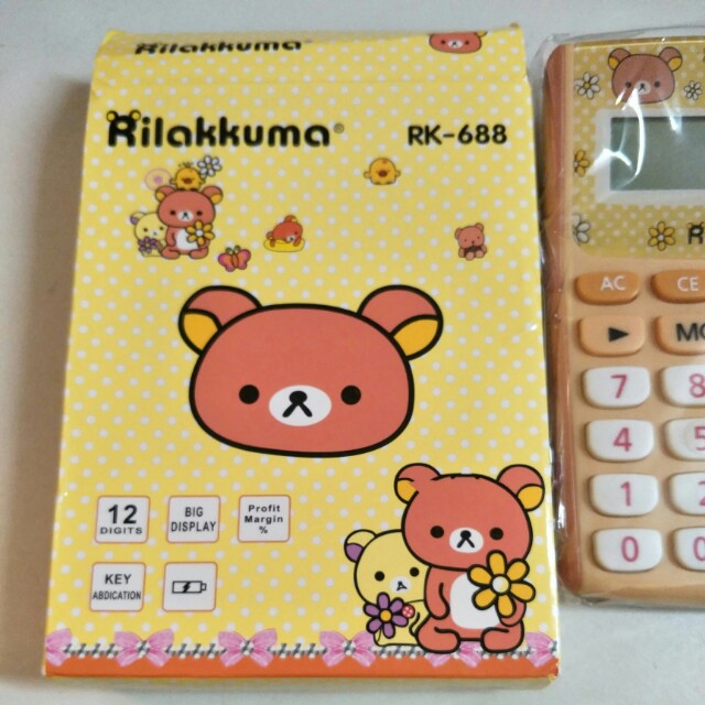 Brand New Rilakkuma Calculator, Hobbies & Toys, Stationery & Craft