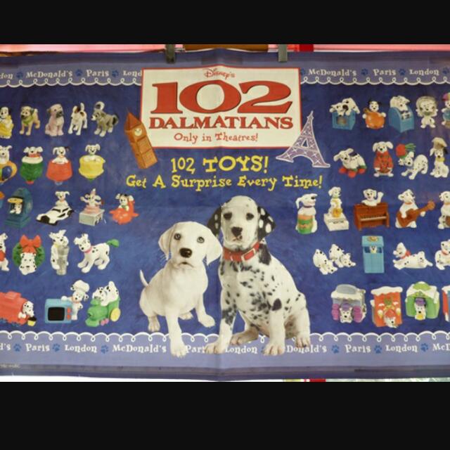 102 Dalmatian dogs Complete set 