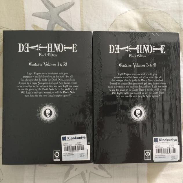 Deathnote Black Edition I Ii Books Stationery Comics Manga On Carousell