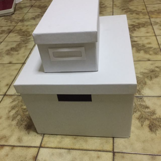 Ikea Paper Box Furniture Home Decor On Carousell