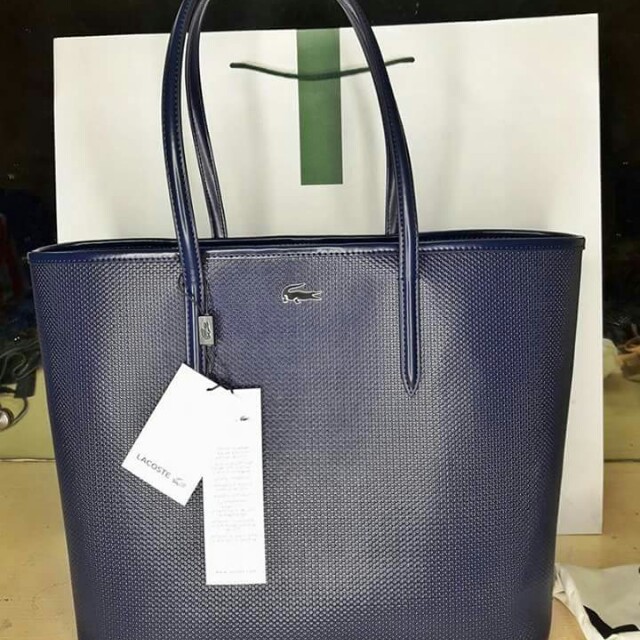 Lacoste Chantanco full Leather tote (Category: Cross-body Bags) located in Makati City. Submitted by foukfouk (Listing ID 130562305, Image 1). Description: Unused :Lacoste Chantanco full Leather tote Comes complete with taga. Tissue. Paper bag. Box. Receipt. Call us for faster transaction. Shin Chua 09174999651 09184555358.