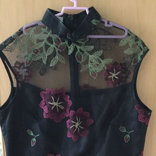 Madame Butterfly Lace Floral Top Women S Fashion Clothes Tops On Carousell