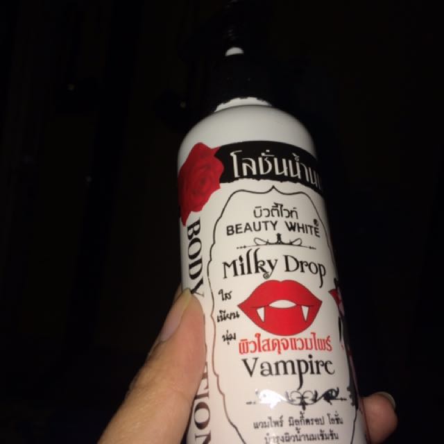 Milky drop Vampire bodylotion, Kesehatan & Kecantikan, Kulit, Sabun ...