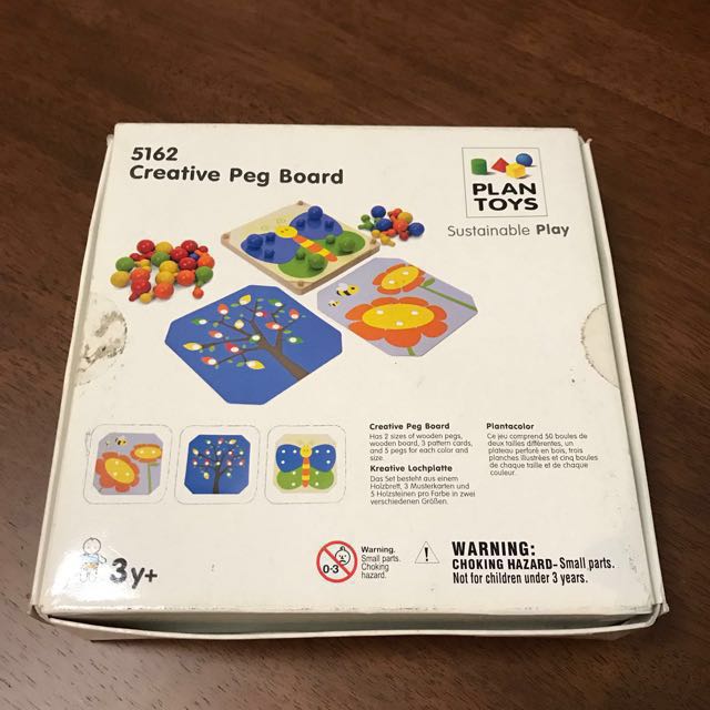 Plan toys creative peg board deals