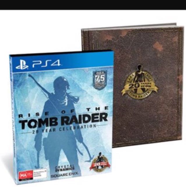 PS4 Rise of the Tomb Raider art book edition, Toys & Games, Video Gaming,  Video Games on Carousell