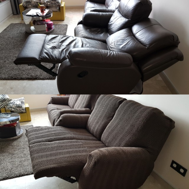 Recliner Sofa Covers Made To Measure Home Furniture Decor Photo