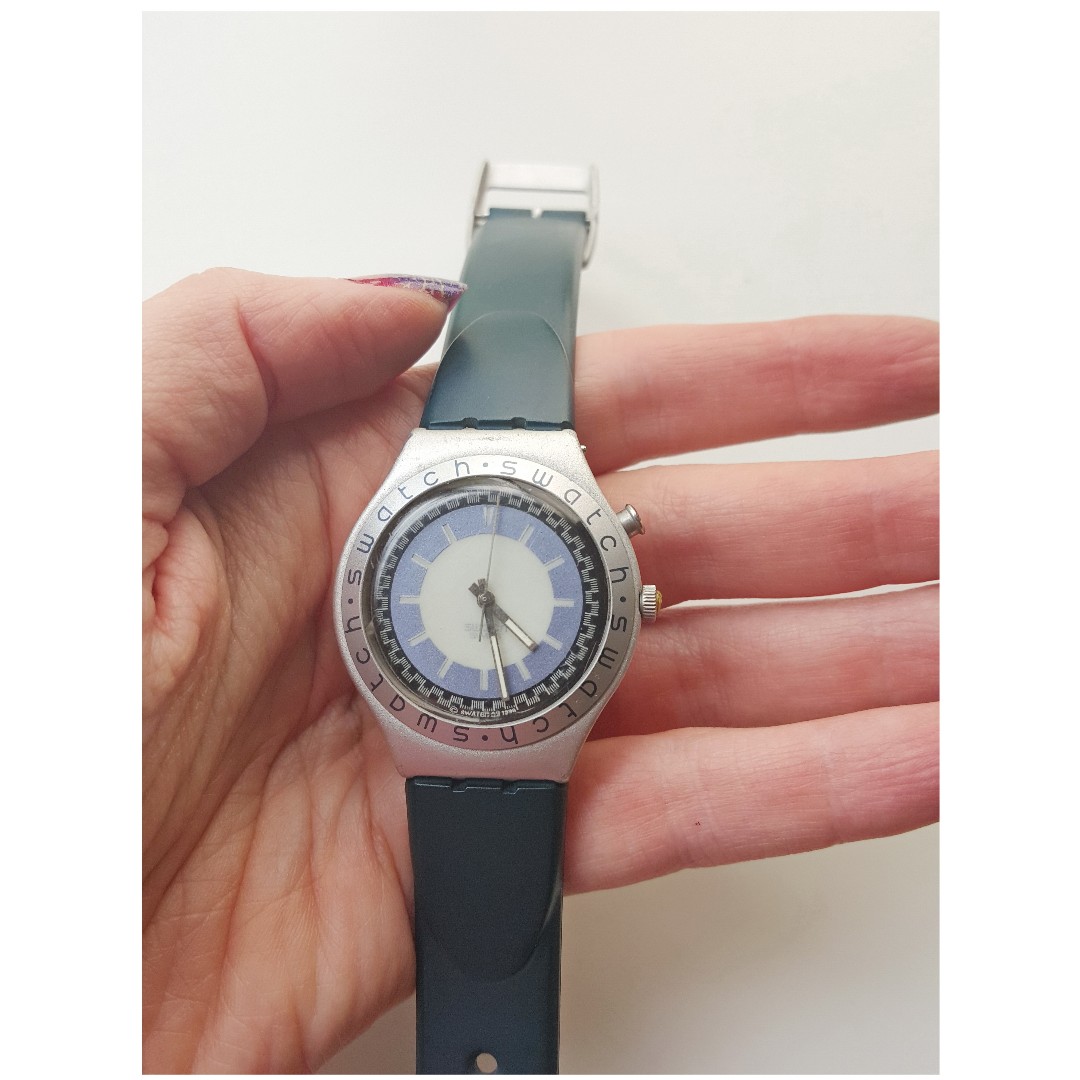 Swatch Irony Aluminium Patented Swiss Made AG 1996 Vintage watch unisex