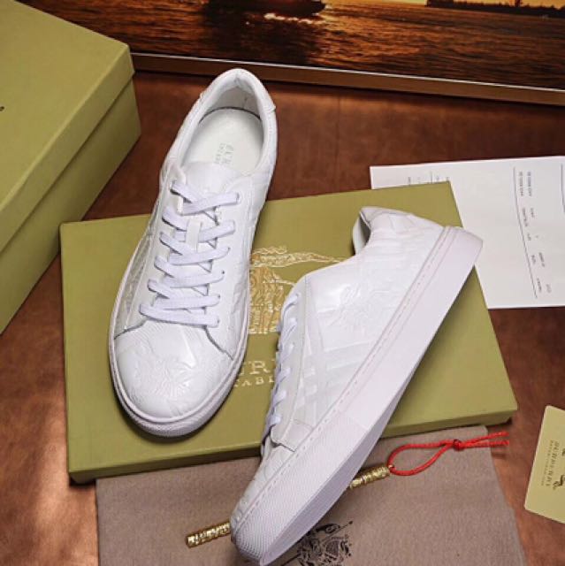 burberry sneakers mens white