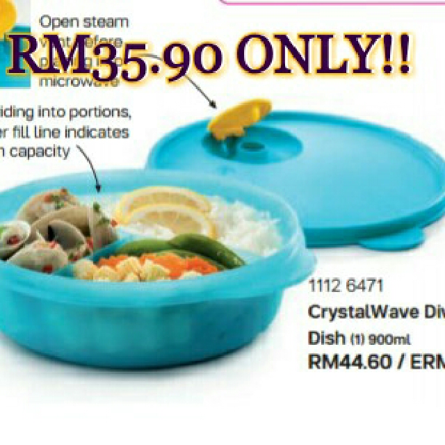 Tupperware Lunch Box (Round), Furniture & Home Living, Kitchenware