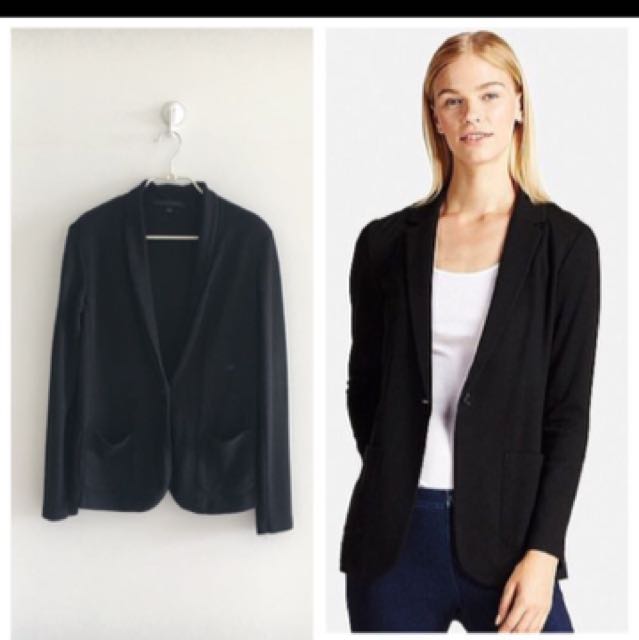 Black soft Jersey Cardigan Jacket 
