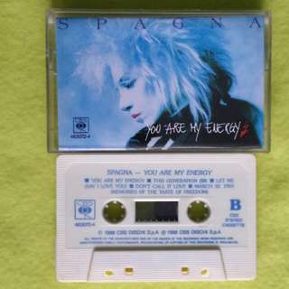 SPAGNA. you are my energy. Cassette tape not vinyl