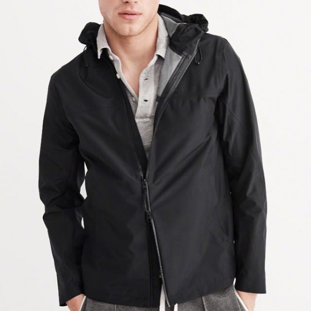 abercrombie and fitch rain jacket