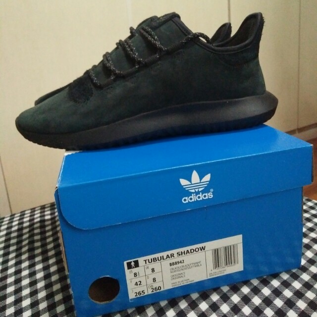 Adidas tubular shadow black suede store
