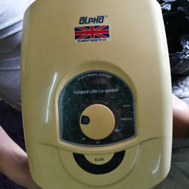 Alpha Water Heater LH-5000EP Pump, TV u0026 Home Appliances, Kitchen  Appliances, Water Purifers u0026 Dispensers on Carousell