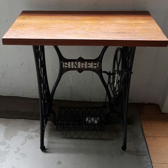 Antique Sewing Machine Desk Furniture Home Decor Antiques On Antique Sewing Machine Desk Furniture