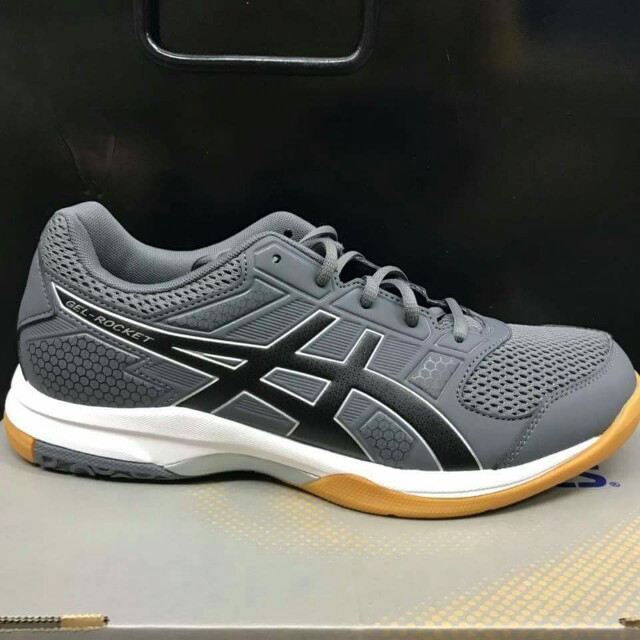 asics gel rocket 8 grey