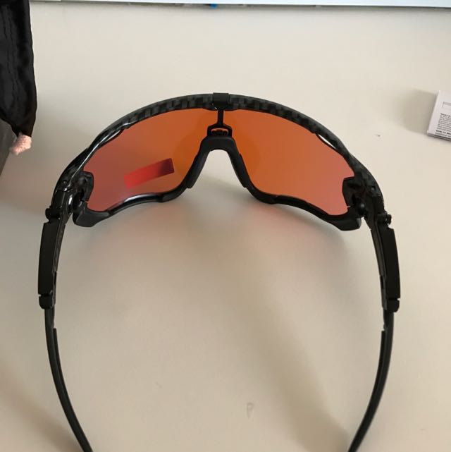 Oakley jawbreaker carbon fiber prizm trail hot sale