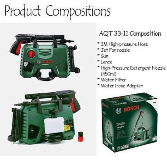 Bosch Aqt 33 11 Car Washer Car Parts Accessories On Carousell