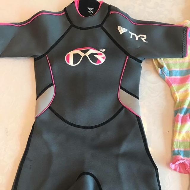 Brand New TYR Wetsuits To Fit Up To 130cm Or 8 Year Old, Sports Equipment,  Other Sports Equipment and Supplies on Carousell