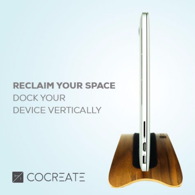 COCREATE Laptop Dock (Category: Laptops & Notebooks) located in Mandaluyong City. Submitted by jbird311 (Listing ID 130769743, Image 1). Description: Laptop Dock 1. optimally reduce your laptop footprint by docking your device vertically 2. carefully crafted out of Walnut wood, the arch cradle retains its inherent strength in holding the device properly. 3. precision cut rubber compounds provide a strong grip on the device and prevents scratches 