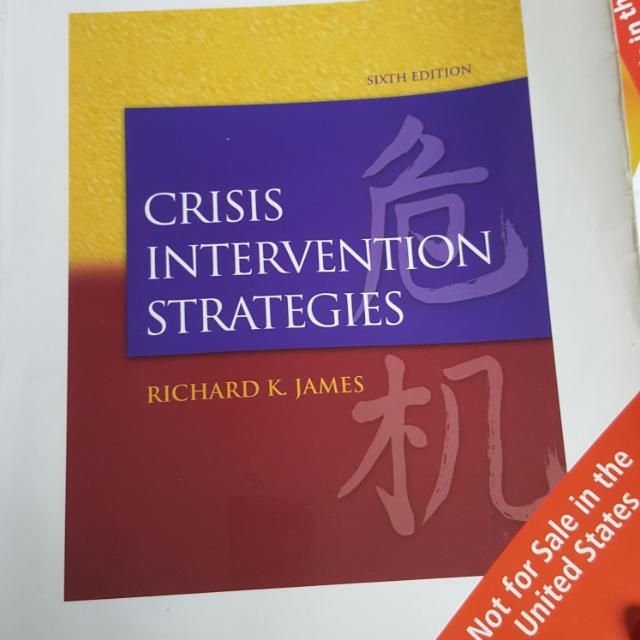 Crisis Intervention Strategies 6th Ed By Richard K James Books