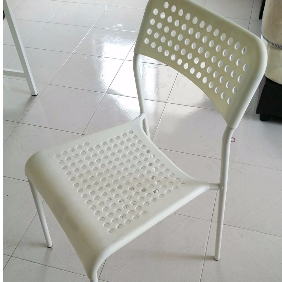 Ikea Adde Chair White And White Original Retail Price S 12 50
