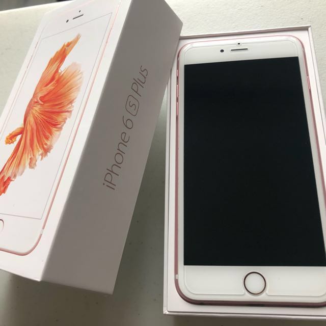 Iphone 6s Plus Rosegold 64gb Complete Set Mobile Phones Tablets Iphone Iphone 6 Series On Carousell