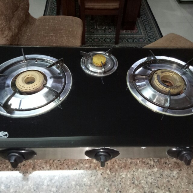 La germania 3 store burner gas stove