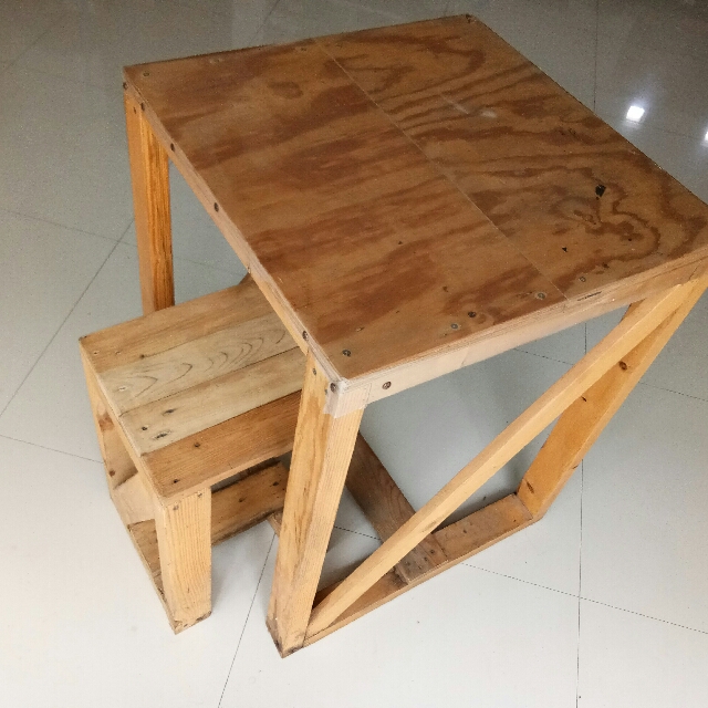  MEJA KAYU JATI BELANDA Home Furniture on Carousell